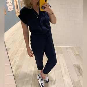 Sanctuary by Anthropologie Navy Jumpsuit